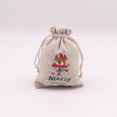 China Recyclable New Brand Multi-size and Color Cotton Drawstring Jewelry Bags Holiday Themed Candy Gift Organizer Item Packing Pouch for sale