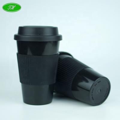 China Sustainable 16oz 20oz Insulated PP Plastic Coffee Cups for sale