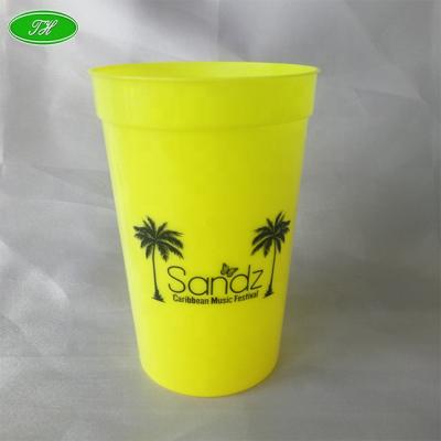 China Customized Printed Clear Plastic Cups Disposable Plastic 8oz 12oz 16oz 22oz 24oz 32oz Stadium Cups Water for sale