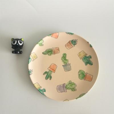 China Eco Friendly Hot Selling Pro-Environment Ware Eco Friendly Bamboo Fiber Dish for sale