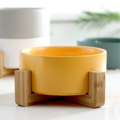 China Sustainable Biodegradable Bamboo Fiber Pet Potty, 2019 New Design Dog Bowl, Bamboo Fiber Pet Bowl For Small Pet for sale