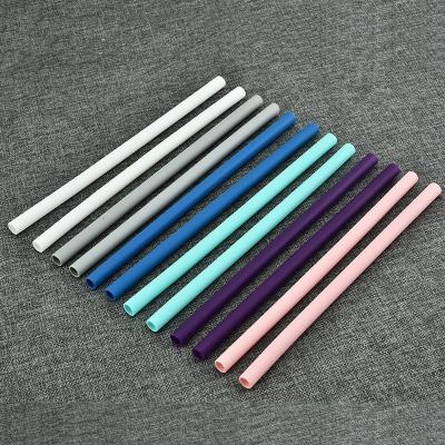 China Wholesale Sustainable Eco Striped Bio Silicone Straws Degradable Drinking Straws Straws For Party for sale