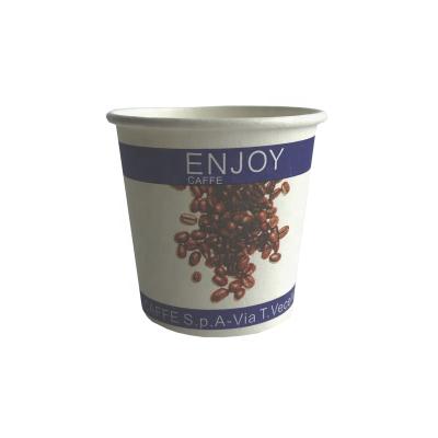 China Disposable 2.5 oz printed coffee paper cup with flexo printing with 2 oz for sale