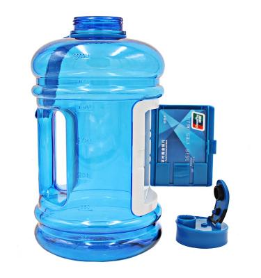 China 2.2L BPA Fitness Water Bottle Viable Free Gym Water Bottle Wide Mouth 2.2 Liter Water Bottle for sale