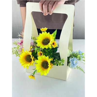 China Hot Selling Flower Paper Flower Box Flower Gift Box Flower Paper Bags for sale