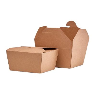 China Food Customized Disposable Food Packaging Portable Fast Food Packaging Box for sale