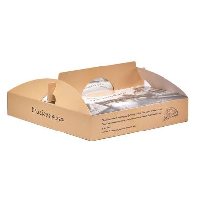 China High Quality Rectangular Printed Food Pizza Packaging Box Biodegradable Rectangular Printed Box for sale