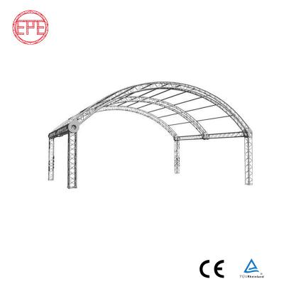 China Portable Collapsible Stage Wholesale Aluminum Alloy Lighting Stage Truss Roof System for Concert for sale