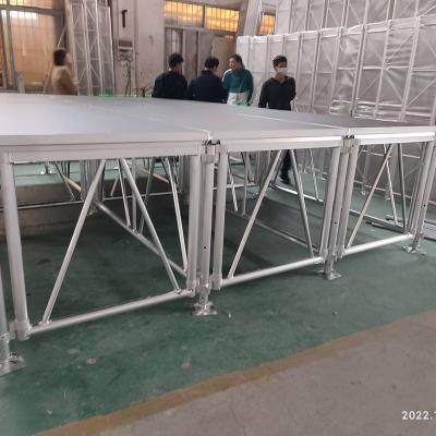 China Aluminum Alloy 6061-T6 Wedding Combine Stage Platform Adjustable Height Stage equipment for sale