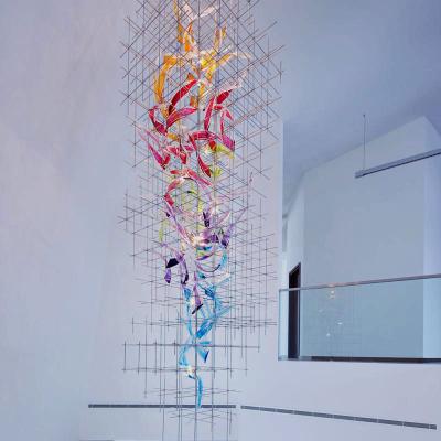 China Modern High Quality Glass Fish Shape Pendant Light Contemporary Diy Hotel Lobby Chandelier for sale