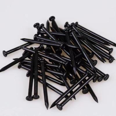 China Manufacturer Wholesale Black Steel Nails Flat For Concrete for sale