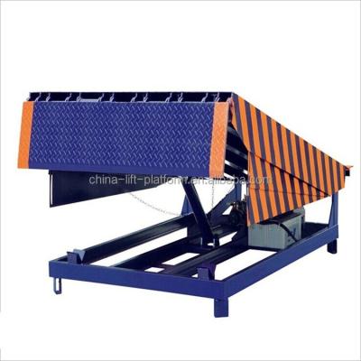 China Usually For Forklift 8T 10T 12T Customized Hydraulic Stationary Container Load Leveler Loading Dock Ramp for sale