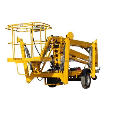 China Easy Operation Safety Convenience 10m 12M 14M Articulating Boom Lift Hydraulic Boom Lift Aerial Work Platform Price for sale