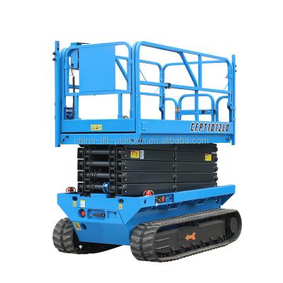 China Safety Easy Operation Scissor Lift Platform Crawler Self Propelled Scissor Lift Types Man Lift Platform for sale