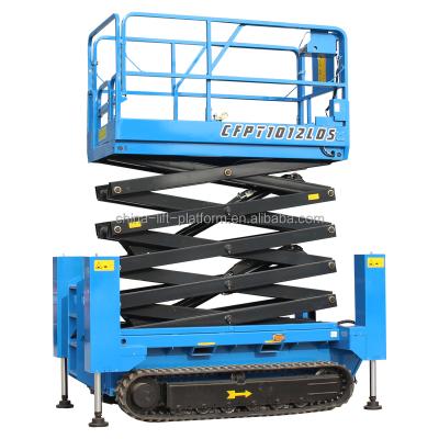 China Convenience 8M 10m Electric Scissor Lift Hydraulic Scissor Lift for sale