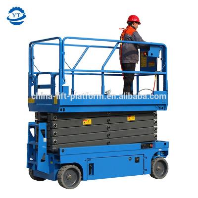 China Safety Easy Operation Hydraulic Self Propelled Scissor Lift 14m Scissor Lift Platform for sale