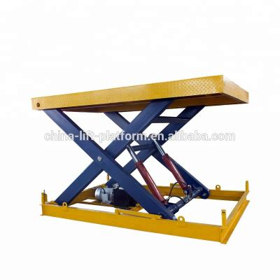 China Fixed Scissor Lift for Garage/Cargo Hydraulic Hydraulic Scissor Lift Stationary Cargo 10m Scissor Lift for sale