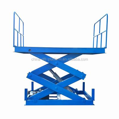 China Easy Stationary Hydraulic Fixed Electric Scissor Lift Heavy Duty Operation Scissor Car Lift Platform for sale