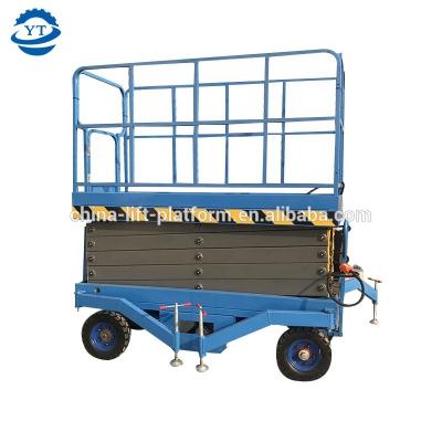 China Factory price convenience safety operation easy aerial work platform hydraulic mobile scissor lift with low price for sale