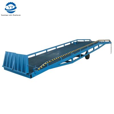 China Safety Convenience 10T Container Easy Dock Ramps Hydraulic Movable Dock Leveler for sale