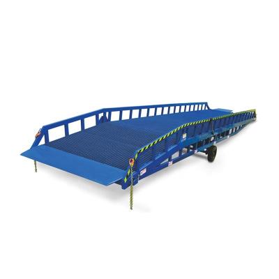 China Easy Operation Safety Convenience 8T Leveler Warehouse Loading Ramp Hydraulic Mobile Adjustable Ramp For Sale for sale