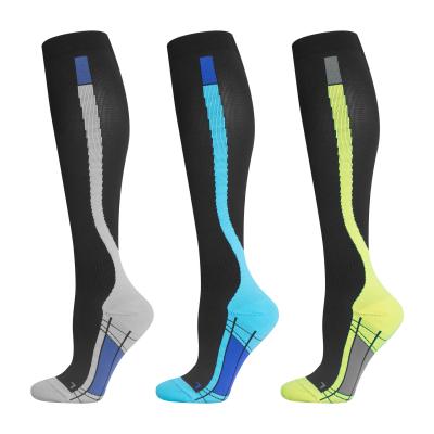 China Professional Competitive Gym Sports Pressure Long Socks Tube Gradient Compression Calf Socks for sale