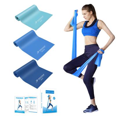 China Yoga Exercise (Set 3) of Blue Gradient Tension Sheet Strength Training Resistance Band Set for sale