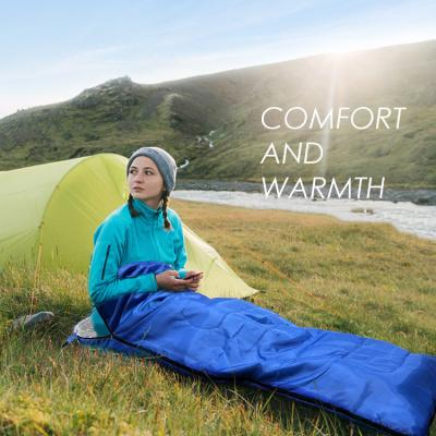 China Envelope Type Portable Lightweight Winter Outdoor Adults Single Envelope Camping Sleeping Bag For Camping for sale