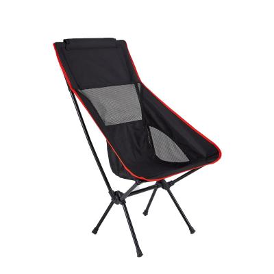 China Easy-carry outdoor portable folding raised beach chair fishing chair for barbecue and leisure camping fishing for sale