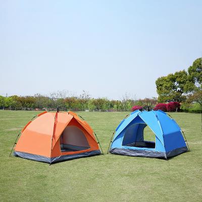 China Diagonal Tying Type - Single 2 Person Layers Waterproof Outdoor Sunshade Camping Beach Tent for sale