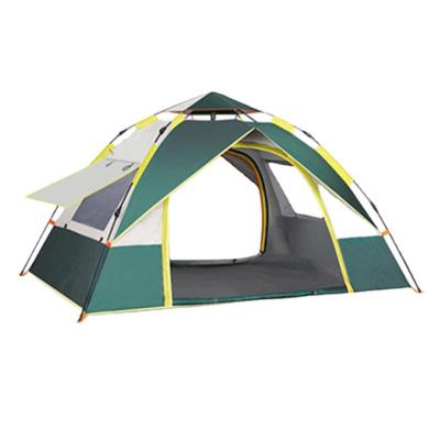 China Diagonal Tie Type Full Automatic Quick Open Sunshade Single Layer Waterproof Outdoor Camping Beach Tent for sale