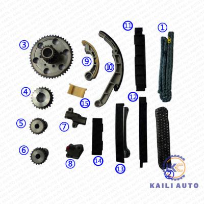 China Timing chain kit for NISSAN NP300 NAVARA (D40) PATHFINDER III (R51) 13028-EB70A 94L 13070-EB70B for sale