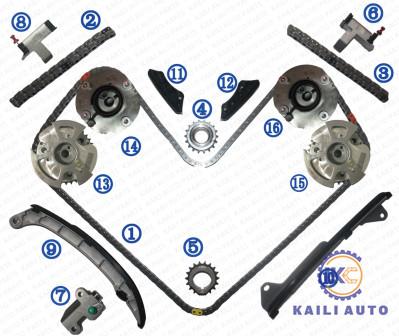 China Jogo cronometrando 4RUNNER 4.0L 13506-31040 178L 13507-31020 46L da corrente VVT do cruzador das FJ da tundra de TOYOTA à venda