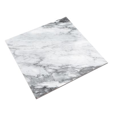 China RAFFO Modern White Polished Marble Look Floor Tiles Textured Porcelain for sale