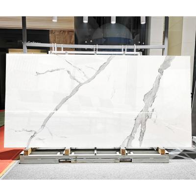 China Raffo Modern Same White Marble Look Polished Tile Slab Furniture Large Bathroom Basins Wall Format 1200X2400 for sale