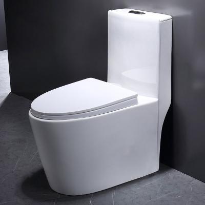 China One Piece Modern Bathroom Sanitary Ware Double-flush RAFFO Bathroom Ceramic Toilet Floor Mounted WC for sale