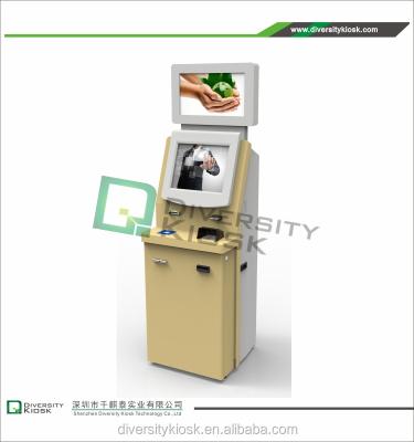 China kiosk rfid card dispenser/collector bestselling card vending terminal DK-S3601 for sale