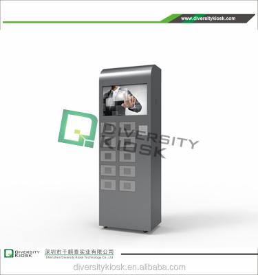 China public charger box cell phone charger kiosk phone kiosk / mobile charging filling station W550*D340*H1635 mm for sale