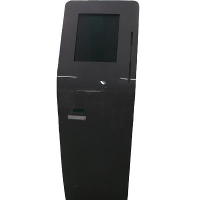 China 18 Inch ATM Gray Customized Touch Screen Payment Kiosk Bank With Printing Receipt Function for sale