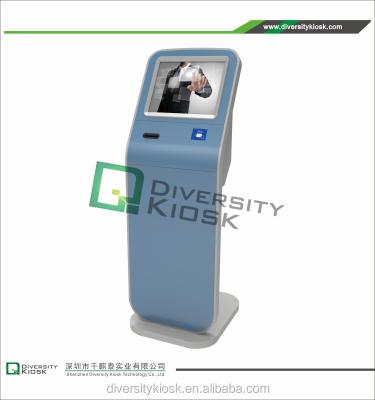 China self service shopping mall terminal dual screen kiosk touch screen kiosk DK-D3802 for sale