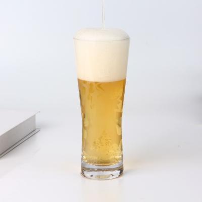 China Refillable Glassware Recyclable Beer Mug Promotional Craft Classic Beer Glass For Men Tall Glass for sale