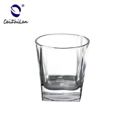 China Viable Custom 200ml Decal Printed Whiskey Glass Wholesale Shot Glass for sale