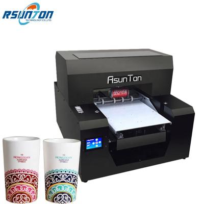 China A3 Small Printing Machine Cup Cylinder Phone Case Printing Mini Inkjet  Flatbed UV Printer Te koop