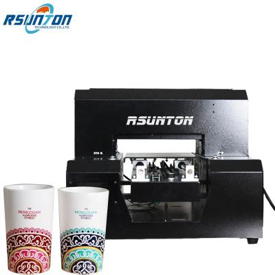 China Bottle Automatic Flatbed Printer A4 Size Printing Machine Commerical Small UV Inkjet Printer for sale