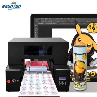 China A3 Size Roll UV Printer 3D Printing Machine Glass Bottle UV Printer Machine for sale