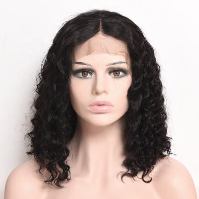 China Wholesale Factory Price Water Wave Hair Wig 100% 150% Density 13*4 Lace Frontal Wig For Black Women for sale