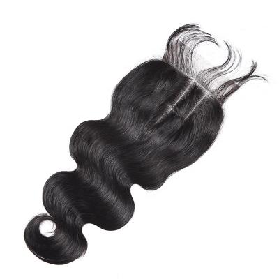 China Unprocessed Virgin Human Hair Cuticle Aligned Body Wave Top Lace Closure for sale