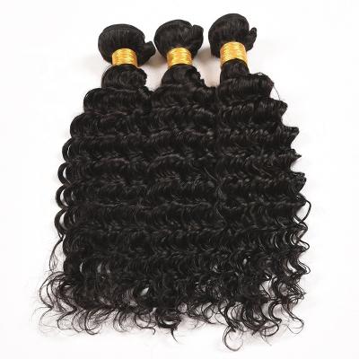 China Wholesale Price 100% Virgin Hair Grade 8A Deep Wave Hair Extensions Double Drawn Deep Wave Hair Bundles for sale