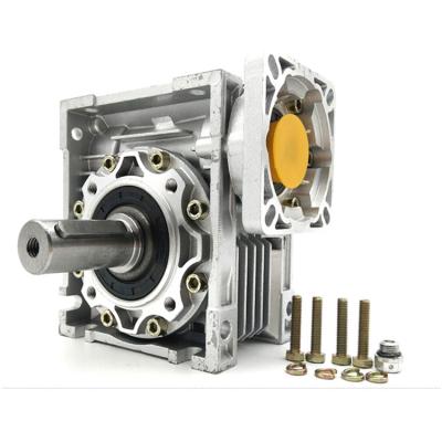 China Matched with Nmrv050 servo motors and stepper motors retarder ratio 50:1 worm gear gearbox for industrial equipment for sale