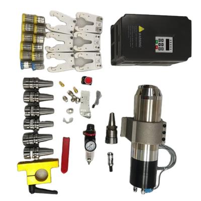 China 3.5KW BT30 Spindle Milling CNC Engraving Metal ATC Spindle 3500W ER25 Toolholder 220v/380v VFD CNC Milling Parts for sale